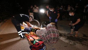 Bolu'da bisikletten düşen gencin bacağına gidon saplandı
