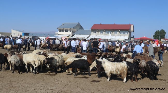 Doğu Anadolu'daki hayvan pazarlarında arife hareketliliği