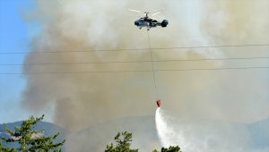 GÜNCELLEME 2 - Çanakkale'de orman yangını çıktı