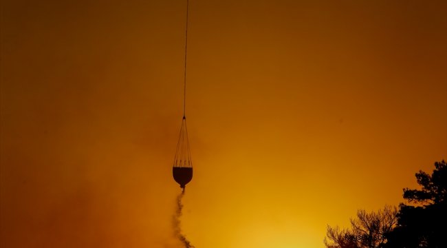 GÜNCELLEME 2 - İzmir'de çıkan orman yangını kısmen kontrol altına alındı