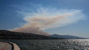 GÜNCELLEME - İzmir'de orman yangını çıktı 
