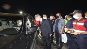 İçişleri Bakan Yardımcısı Muhterem İnce bayram trafiği denetimlerine katıldı