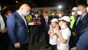 İçişleri Bakanı Soylu trafik denetimine katıldı: