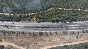 İzmir'de bayram trafiğine havadan denetim
