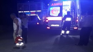 İzmir'de soğutma çalışmaları sırasında baraj kenarına sürüklenen orman işçisini itfaiye kurtardı