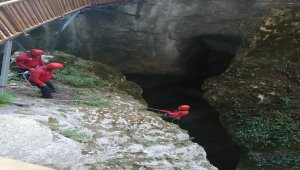 Jandarmadan Kastamonu'daki kanyonda "cüzdan kurtarma" operasyonu
