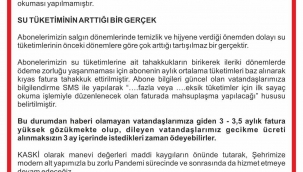 Kayseri Haber: Yüksek su faturaları ile isyan ettiren KASKİ'den açıklama geldi