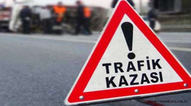 Kayseri - Sivas karayolunda trafik kazası: 2 ölü