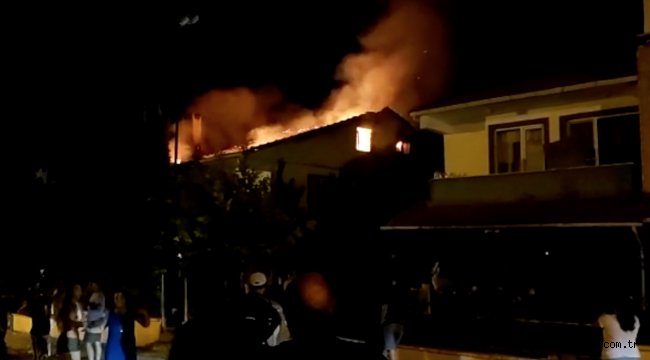 Keşan'da bir evde çıkan yangın söndürüldü