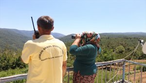 Manisa'da ormanlar "duman takipçisi" aileye emanet 