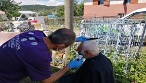 Ordu'da bakıma muhtaç yaşlıların yüzü bayram öncesi güldü