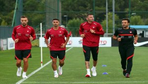 A Milli Futbol Takımı, Macaristan maçı hazırlıklarına başladı