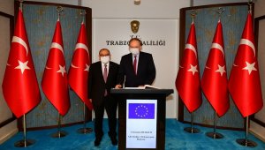 AB Türkiye Delegasyonu Başkanı Berger, Trabzon Valisi Ustaoğlu'nu ziyaret etti