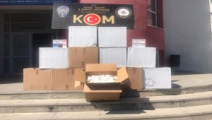 Adana'da gümrük kaçağı 120 bin boş makaron ele geçirildi