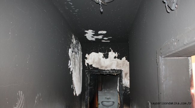 Aksaray'da ev yangını
