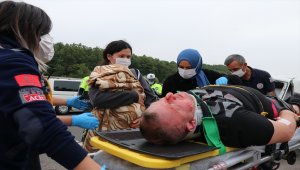 Anadolu Otoyolu'nda trafik kazası: 8 yaralı