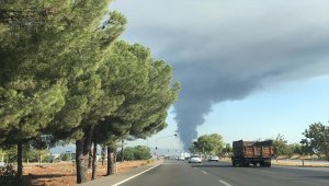 Antalya'da fabrika yangını