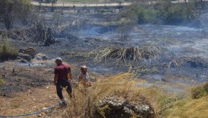Antalya'da makilik alanda çıkan yangın kontrol altına alındı