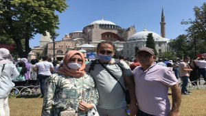 Ayasofya-i Kebir Cami-i Şerifi'ne Kurban Bayramı'nın 3. gününde de ilgi büyük