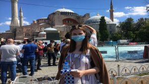 Ayasofya-i Kebir Cami-i Şerifi'ne Kurban Bayramı'nın son gününde de ilgi sürüyor
