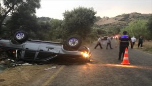 Aydın'da ciple çarpışan motosikletin sürücüsü ağır yaralandı
