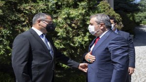 BBP Genel Başkanı Destici, Azerbaycan'ın Ankara Büyükelçisi İbrahim'i ziyaret etti