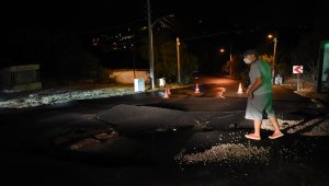 Bodrum'da içme suyu isale hattında patlama
