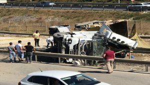 Çekmeköy'de devrilen hafriyat tırının sürücüsü hayatını kaybetti
