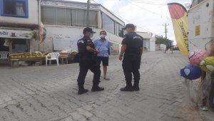Çeşme'de Kovid-19 denetimleri devam ediyor