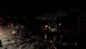 Çorum'da Keresteciler Sitesi'nde yangın