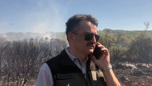 Cumhurbaşkanı Erdoğan'dan yangınla mücadele eden işçilere moral telefonu