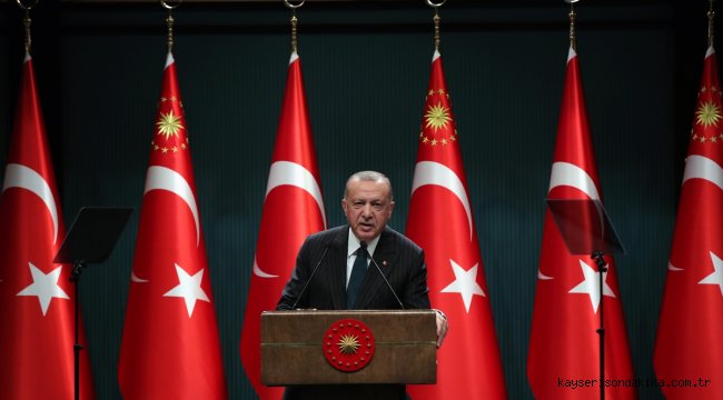 Cumhurbaşkanı Erdoğan: "Giresun'daki vergi mükelleflerimizi 22 Ağustos 2020'den 30 Kasım 2020'ye kadar mücbir sebep hali kapsamına alıyoruz"
