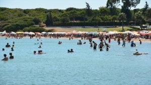 Didim sahillerinde yoğunluk
