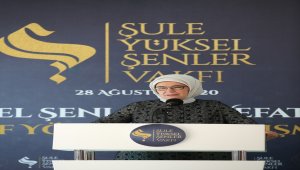 Emine Erdoğan, yazar Şule Yüksel Şenler'in vefatının 1. yılı anma programında konuştu: