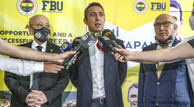 Fenerbahçe Kulübü Başkanı Ali Koç'tan TFF'ye harcama limiti eleştirisi: