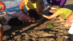 Giresun'da boğulma tehlikesi geçiren anne, oğul ve yeğeni kurtarıldı 