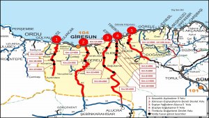 Giresun'daki sel