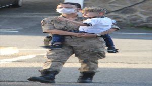 Giresun'daki selde şehit olan Uzman Jandarma Çavuş Burak Tok için tören düzenlendi
