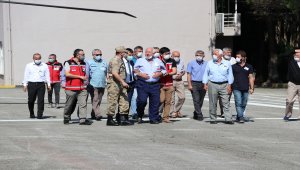 Giresun'daki selde şehit olan Uzman Jandarma Erdem Çıtır için tören düzenlendi