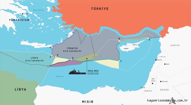 GRAFİKLİ - Türkiye, Oruç Reis'le güneyindeki Yunan-Rum-Mısır kuşatmasını kırıyor