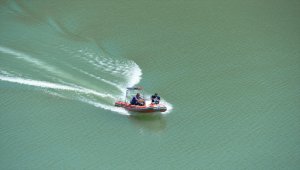 Gülistan Doku'nun bulunması için Uzunçayır Baraj Gölü'nün kısmen boşaltılması sürüyor