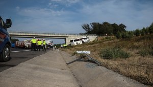 GÜNCELLEME- Kuzey Marmara Otoyolu'nda otobüs kazası
