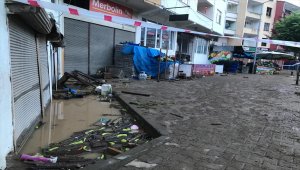 İçişleri Bakanı Soylu, Giresun'da sel bölgesinde incelemelerde bulundu 