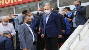 İçişleri Bakanı Soylu Giresun'daki sel felaketi bölgesinde: