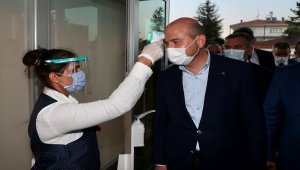 İçişleri Bakanı Süleyman Soylu "düğün salonu" denetimine katıldı