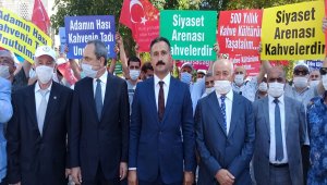 İstanbul'daki kahvehaneciler, Kovid-19 kısıtlamalarının kaldırılmasını istedi