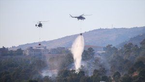  İzmir'de ağaçlık alanda yangın