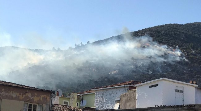 İzmir'de çıkan orman yangını kontrol altına alındı
