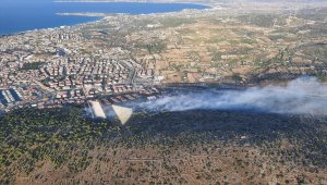 İzmir'de orman yangını