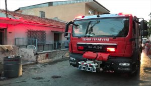 İzmir'de otluk alanda çıkan yangın söndürüldü